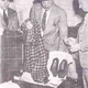 Detectives examine the dead man’s suitcase